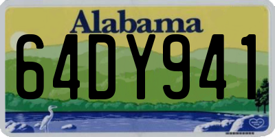 AL license plate 64DY941