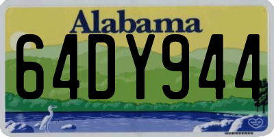 AL license plate 64DY944