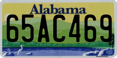 AL license plate 65AC469