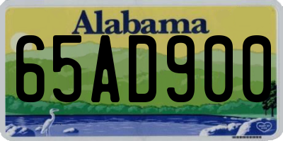 AL license plate 65AD900
