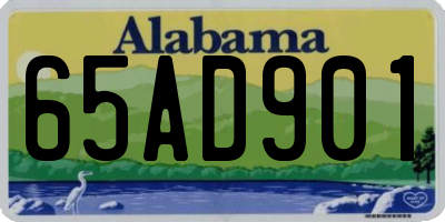 AL license plate 65AD901