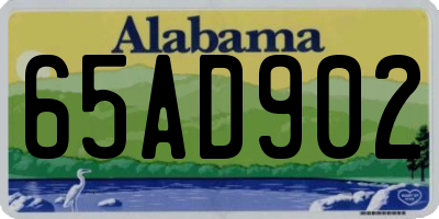 AL license plate 65AD902
