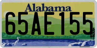 AL license plate 65AE155