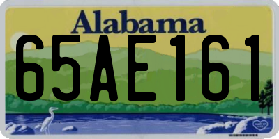 AL license plate 65AE161