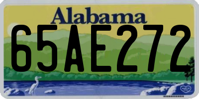 AL license plate 65AE272