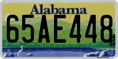 AL license plate 65AE448