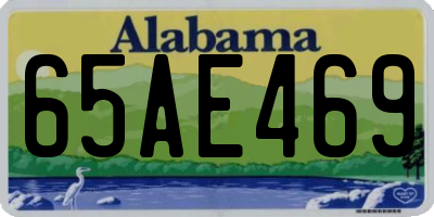 AL license plate 65AE469