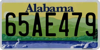 AL license plate 65AE479
