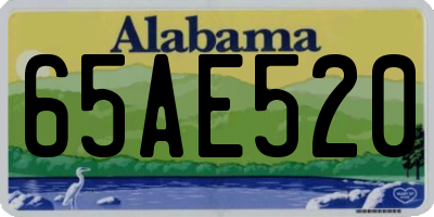AL license plate 65AE520