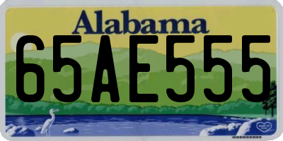 AL license plate 65AE555