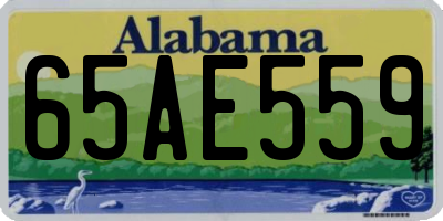 AL license plate 65AE559