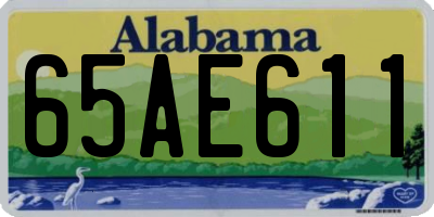 AL license plate 65AE611