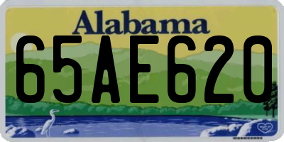 AL license plate 65AE620