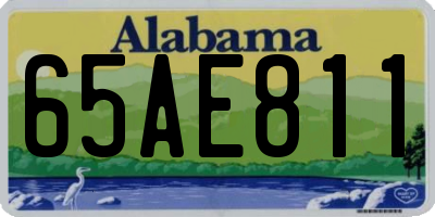 AL license plate 65AE811