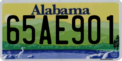 AL license plate 65AE901
