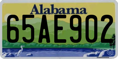 AL license plate 65AE902