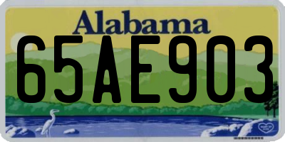 AL license plate 65AE903