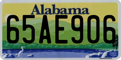 AL license plate 65AE906