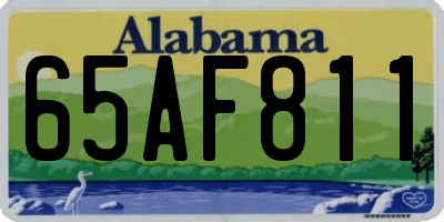 AL license plate 65AF811