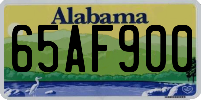 AL license plate 65AF900