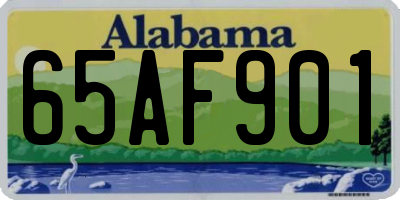 AL license plate 65AF901