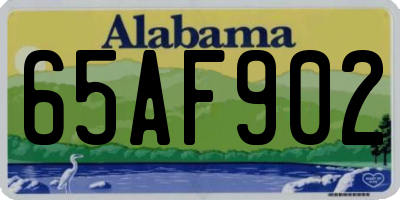 AL license plate 65AF902
