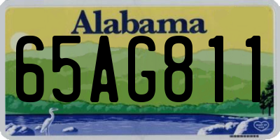 AL license plate 65AG811