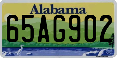 AL license plate 65AG902