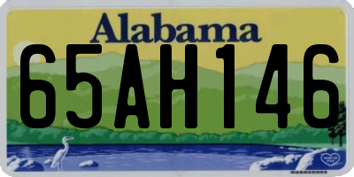 AL license plate 65AH146