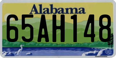 AL license plate 65AH148
