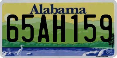 AL license plate 65AH159