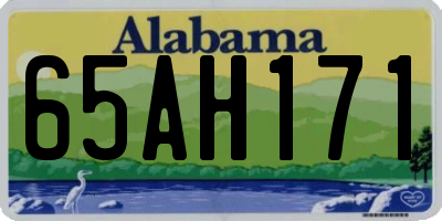 AL license plate 65AH171