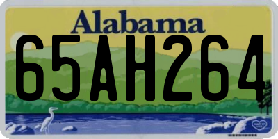 AL license plate 65AH264