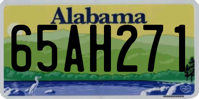 AL license plate 65AH271