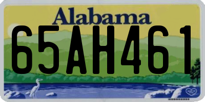 AL license plate 65AH461