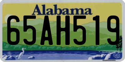 AL license plate 65AH519