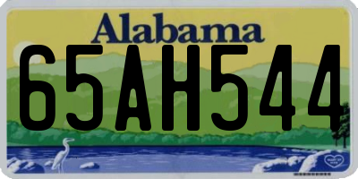 AL license plate 65AH544
