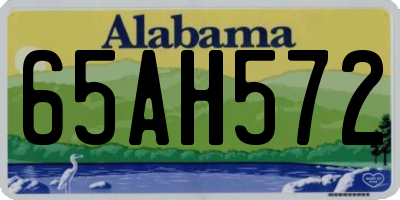 AL license plate 65AH572