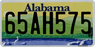 AL license plate 65AH575