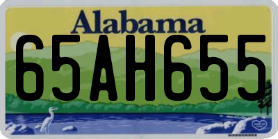 AL license plate 65AH655