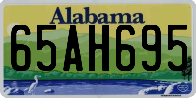 AL license plate 65AH695
