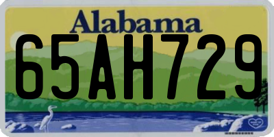 AL license plate 65AH729