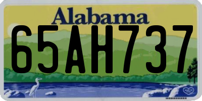 AL license plate 65AH737