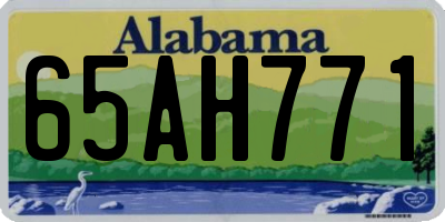 AL license plate 65AH771