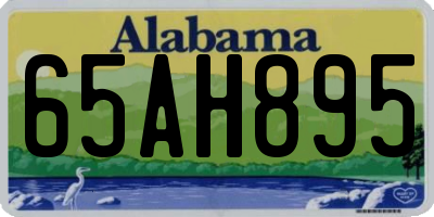 AL license plate 65AH895