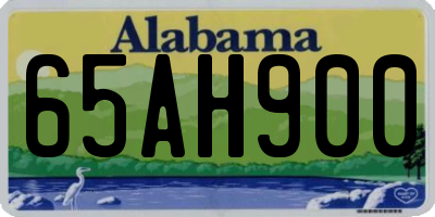 AL license plate 65AH900