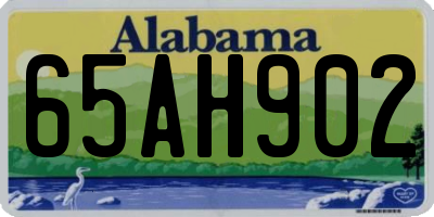 AL license plate 65AH902