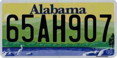 AL license plate 65AH907