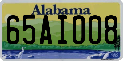 AL license plate 65AI008