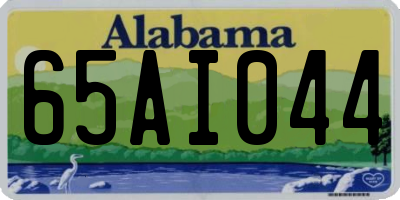 AL license plate 65AI044